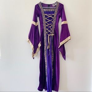 Renaissance Costume dress with crown